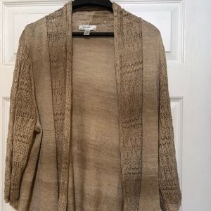 Classy Tan shimmer Top!